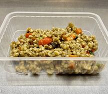 Перловка с овощами