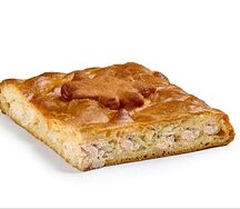 Пирог с курицей и капустой