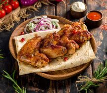 Шашлык из куриных крылышек