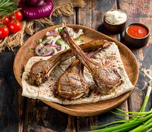 Шашлык из бараньей корейки