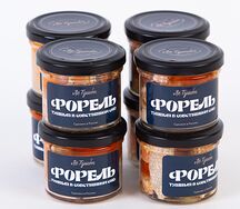 Форель морская, томлённая в собственном соку