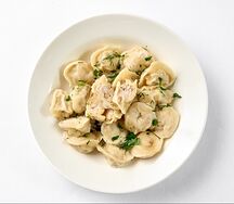 Пельмени с курицей и грибами