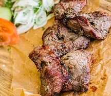 Шашлык из говядины Бастурма