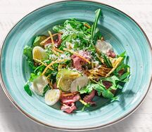 Салат с говядиной и картофелем пай