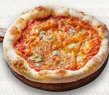 Пицца 4 сыра с манговым чатни