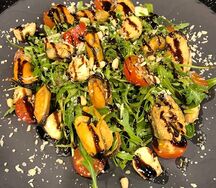 Руккола с мидиями