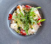 Паста сливочная с креветками