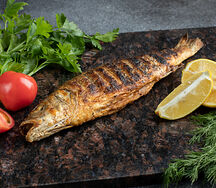 Форель на мангале