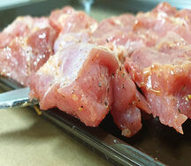 Маринованная cвиная мякоть для шашлыка