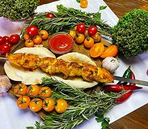 Шашлык из куриного бедра