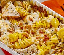 Макароны Цыплёнок и шампиньоны