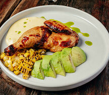 Цыплёнок с кукурузой