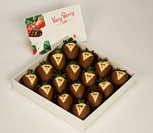 Клубника в шоколаде Смокинги M Двойной слой шоколада