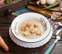 Суп-пюре из шампиньонов