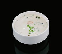 Мисо-суп сливочный с лососем