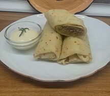 Блины с мясом