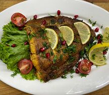 Камбала запечённая с лимоном
