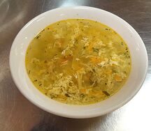 Куриный суп Паутинка