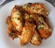 Куриное крыло, запеченное под сыром