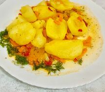 Отварной картофель