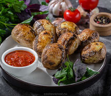 Шашлык из картофеля