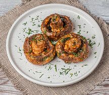 Грибы на мангале