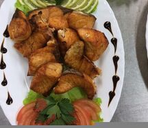 Семга на мангале