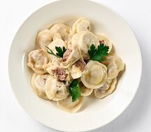 С бараниной и кинзой