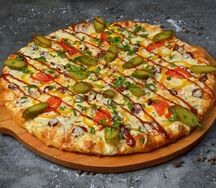 Пицца Барбекю ветчина-салями