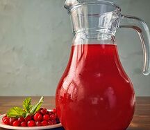 Морс клюквенный