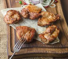 Шашлык из cвинoй шейки
