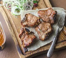 Шашлык из бараньей мякоти