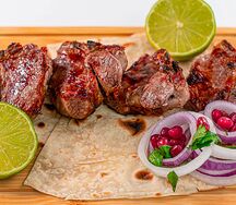 Шашлык из телячьей спинки