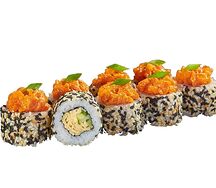 Тартар ролл с лососем