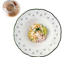 Окрошка с крабом