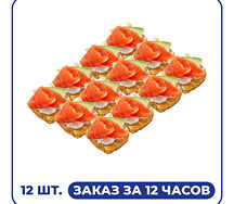 Вафля с форелью