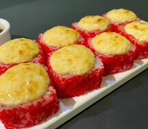 Ролл Калифорния запеченная