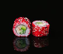 Калифорния с крабом и трюфельным соусом