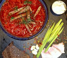 Борщ по-домашнему