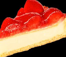 Чизкейк с клубникой