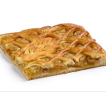Пирог с яблоком и грушей