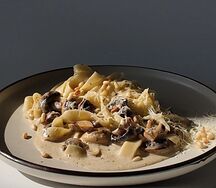 Сырная паста с грибами