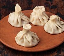 Хинкали Картофель и жареные грибы