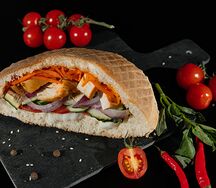 Донер с курицей средний