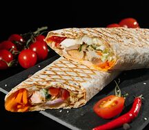 Шаурма с курицей средняя