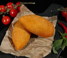 Котлета по-Киевски с сыром и грибами