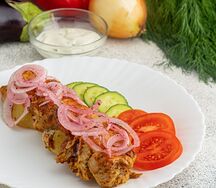 Шашлык из куриного филе