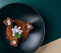 Брауни с солёной карамелью