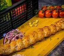 Люля-кебаб из курицы с грибами