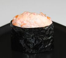Суши запеченные с креветкой